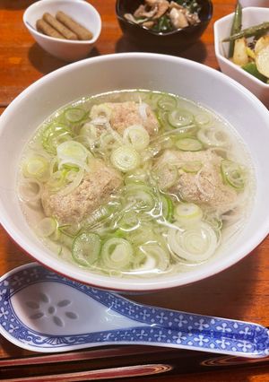 ねぎたっぷり肉団子スープ-レシピのメイン写真