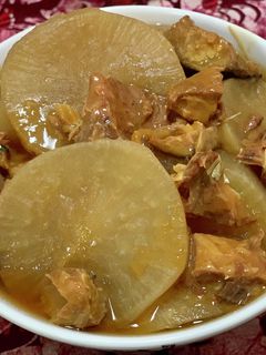 鯖の味噌煮缶と大根の煮物-レシピのメイン写真