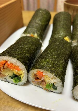韓国風海苔巻きキンパ-レシピのメイン写真