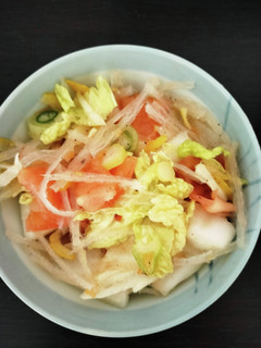 糸寒天の生野菜サラダ-レシピのメイン写真