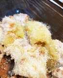鮭缶とじゃがいものパン粉焼き