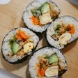 中身たっぷり!!大豆ミートdeキンパ風