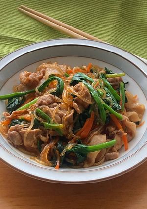 冷蔵庫にある野菜で！＊コチュジャン春雨-レシピのメイン写真