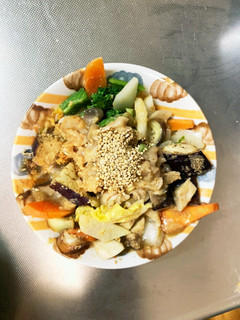 ガーリック味噌味豚こま白菜回鍋肉青椒肉絲-レシピのメイン写真