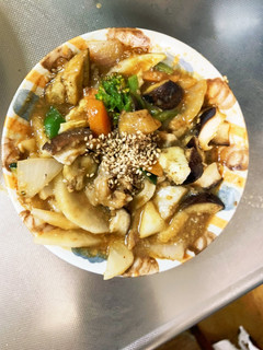 甘辛オイきな粉味豚こま回鍋肉青椒肉絲風-レシピのメイン写真