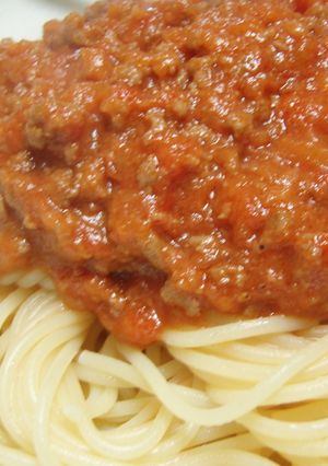 味の決め手はコレ!!ママのミートソース♪-レシピのメイン写真