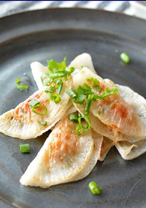 お財布に優しい、大根のぺったんこ餃子♪-レシピのメイン写真