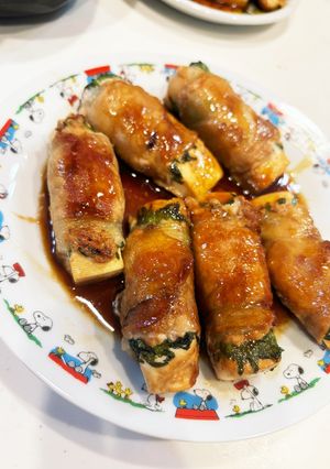 豆腐の大葉豚肉巻き（記録用）-レシピのメイン写真