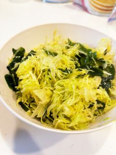 キャベツとワカメのナムル(記録用)-レシピのメイン写真
