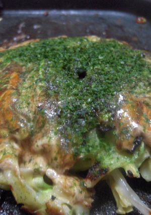ヘルシーに!粉少なめの関西風お好み焼き -レシピのメイン写真