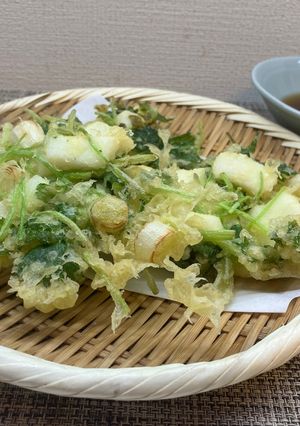 いかと三つ葉のかき揚げ-レシピのメイン写真