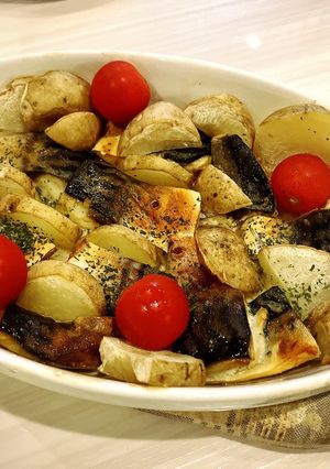 塩サバとジャガイモのトースター焼き-レシピのメイン写真