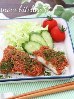 鱈のソースマヨパン粉焼き-レシピのメイン写真