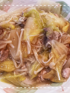 鶏がらで簡単!白菜と豚肉のとろとろ煮-レシピのメイン写真