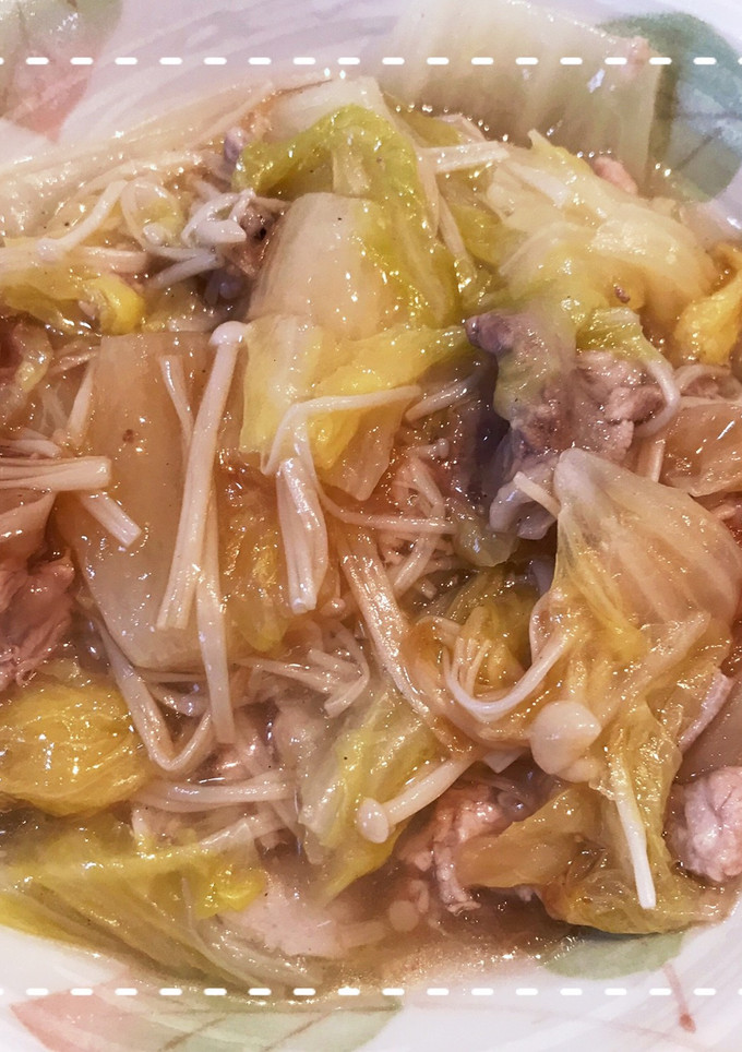 鶏がらで簡単！白菜と豚肉のとろとろ煮-レシピのメイン写真