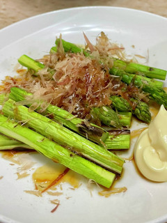 簡単に居酒屋風!焼きアスパラ-レシピのメイン写真