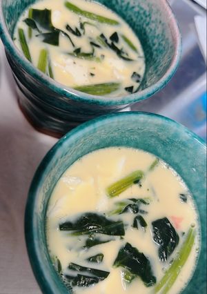 クリームチーズ入り簡単茶碗蒸し-レシピのメイン写真