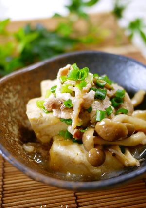 ほんのり生姜の香り・豚肉豆腐-レシピのメイン写真