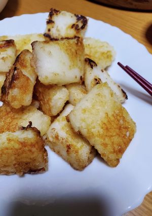 ロールイカのバター醤油揚げ-レシピのメイン写真
