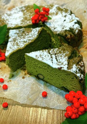 簡単抹茶チーズケーキ-レシピのメイン写真