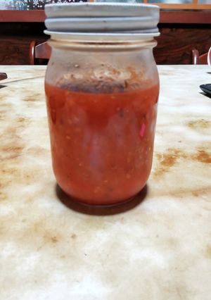 生トマトで手作りケチャップ-レシピのメイン写真