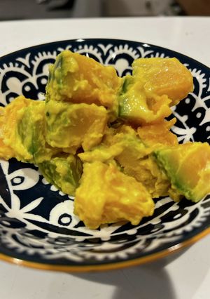 かぼちゃの味噌マヨサラダ-レシピのメイン写真