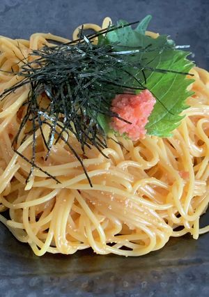 明太クリームパスタ-レシピのメイン写真