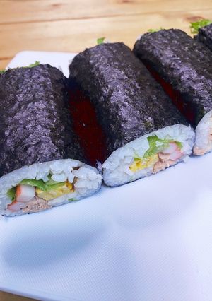 酢飯を使わない「サラダ太巻き」-レシピのメイン写真