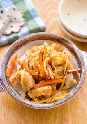 切り干し大根と豚バラの煮物-レシピのメイン写真