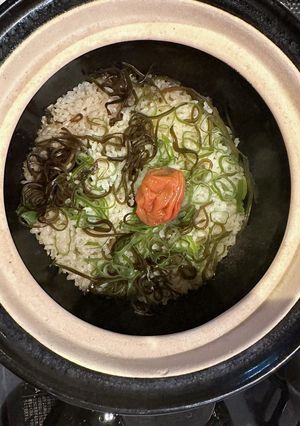 昆布と梅の土鍋ごはん-レシピのメイン写真