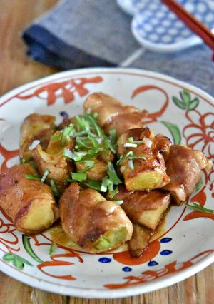 長ネギの豚肉巻き照り焼き-レシピのメイン写真