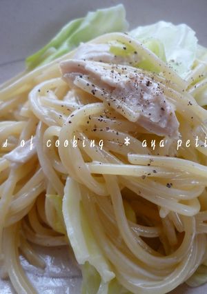 ✿　キャベツの豆乳クリームパスタ　✿-レシピのメイン写真