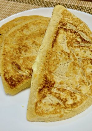 おからdeもちもち✨チーズナン-レシピのメイン写真