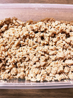 レンチンで鶏そぼろ-レシピのメイン写真