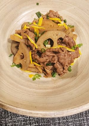 ぎゅ〜蓮根-レシピのメイン写真