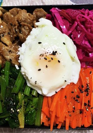 2/5ﾖｯﾁｬﾝ☆ ビビンバお弁当-レシピのメイン写真