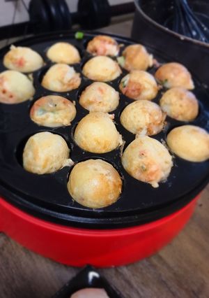 小麦粉と卵でたこ焼き生地♡-レシピのメイン写真