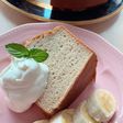 超簡単ふわっふわバナナシフォンケーキ