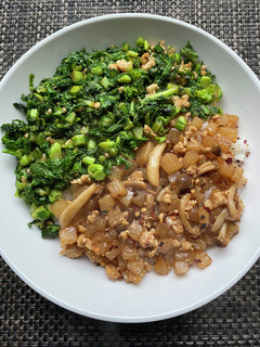 菜の花と大根の2色丼-レシピのメイン写真