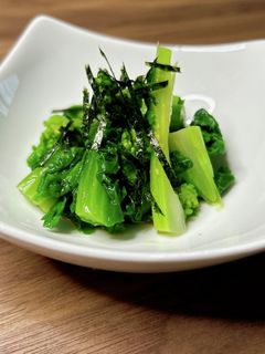 簡単おいしい!菜の花からし醤油和え-レシピのメイン写真