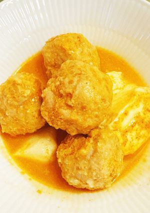 節分の余ったお豆を使った肉団子-レシピのメイン写真