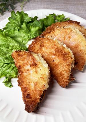 れんこん入りハムチーズ　フライ-レシピのメイン写真