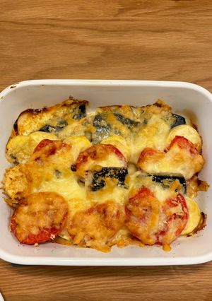 鯖とトマトとさつまいものチーズグリル🧀-レシピのメイン写真