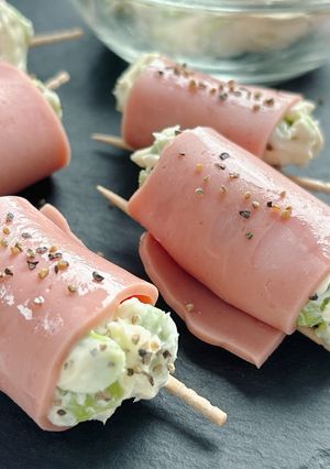 モーニングハムのクリームチーズ巻き-レシピのメイン写真