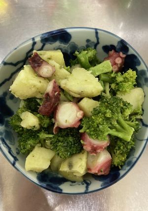 タコとブロッコリーとポテトのバジルサラダ-レシピのメイン写真