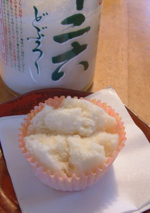 お花見に☆甘酒みたいなどぶろく蒸しパン-レシピのメイン写真