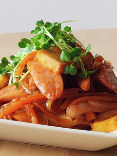 旨辛厚揚げ野菜★簡単夕食★あと1品★時短-レシピのメイン写真