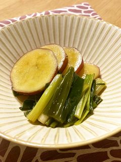 九条ねぎとさつまいものたいたん-レシピのメイン写真