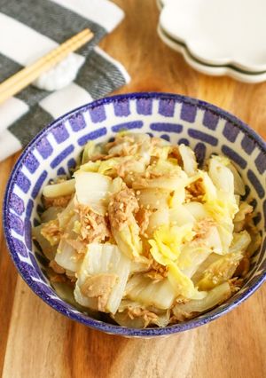 レンジで完成♪白菜とツナのナムル-レシピのメイン写真