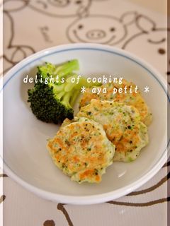 ☆離乳食(完了期)はんぺん豆腐のお焼き☆-レシピのメイン写真